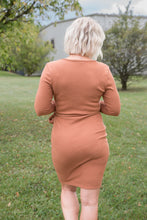 Load image into Gallery viewer, Happy Now Dress in Cognac
