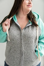 Load image into Gallery viewer, How It&#39;s Mint to Be Zip Hoodie
