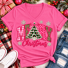 Load image into Gallery viewer, Pink Merry Christmas Graphic Apparel
