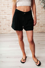 Load image into Gallery viewer, Mind Over Matter Pleated Shorts in Black
