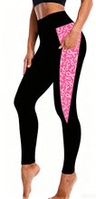 Load image into Gallery viewer, PreOrder | Breast Cancer Awareness Panel Leggings
