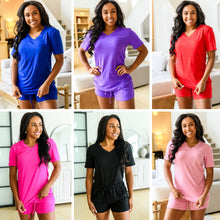 Load image into Gallery viewer, PREORDER: Solid Short Sleeve Pajama Set in Six Colors
