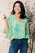 Load image into Gallery viewer, The Future's Open Wide V-Neck Batwing Top
