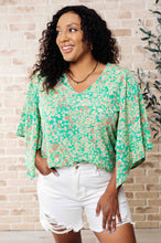 Load image into Gallery viewer, The Future's Open Wide V-Neck Batwing Top
