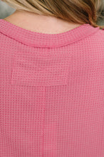Load image into Gallery viewer, Thread Theory Round Neck Tank in Pink
