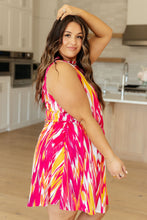 Load image into Gallery viewer, Tropical Punch Halter Dress
