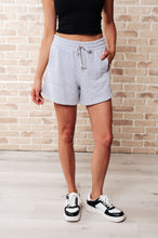Load image into Gallery viewer, We're Only Getting Better Drawstring Shorts in Grey
