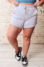 Load image into Gallery viewer, We're Only Getting Better Drawstring Shorts in Grey
