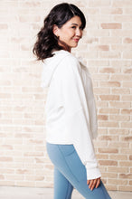 Load image into Gallery viewer, Working Up A Sweat Hooded Pullover in Off White
