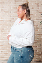 Load image into Gallery viewer, Working Up A Sweat Hooded Pullover in Off White
