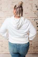 Load image into Gallery viewer, Working Up A Sweat Hooded Pullover in Off White
