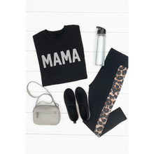 Load image into Gallery viewer, Stylish leopard print panel leggings for everyday wear
