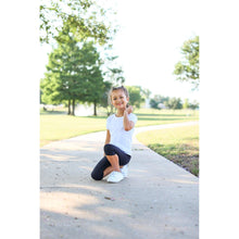 Load image into Gallery viewer, Julia Rose kids luxe leggings capris and biker shorts, Kids wearing Julia Rose luxe leggings
