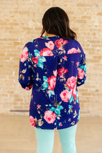 Load image into Gallery viewer, Lizzy Top in Royal Floral
