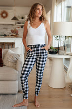 Load image into Gallery viewer, Your New Favorite Joggers in Black and White Check
