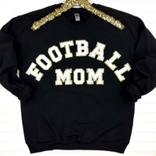Load image into Gallery viewer, PREORDER: Football Mom Chenille Patch Sweatshirt
