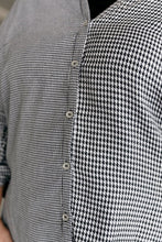 Load image into Gallery viewer, Mixed Houndstooth Button Up Top
