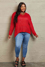 Load image into Gallery viewer, By The Fire Draped Detail Knit Sweater

