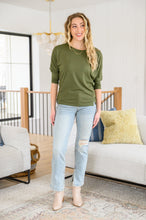 Load image into Gallery viewer, A Day Together Long Sleeve Top in Olive
