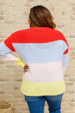 Load image into Gallery viewer, Bright Striped Knit Sweater
