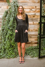 Load image into Gallery viewer, Brightest Star Dress In Charcoal

