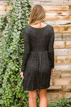 Load image into Gallery viewer, Brightest Star Dress In Charcoal
