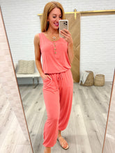 Load image into Gallery viewer, Relaxing Weekend Sleeveless Jumpsuit
