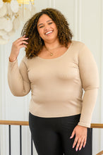Load image into Gallery viewer, Can You Believe It Basic Long Sleeve Top In Sand
