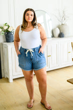 Load image into Gallery viewer, Chelsea Pull On Drawstring Denim Shorts
