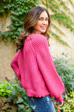 Load image into Gallery viewer, Claim The Stage Knit Sweater In Hot Pink
