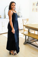 Load image into Gallery viewer, Classically Cool Tiered Maxi Dress
