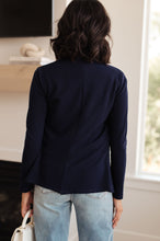 Load image into Gallery viewer, Fitted Blazer in Navy
