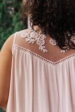 Load image into Gallery viewer, Floral Embroidered Swing Top in Pink

