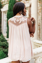 Load image into Gallery viewer, Floral Embroidered Swing Top in Pink
