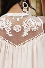 Load image into Gallery viewer, Floral Embroidered Swing Top in Pink
