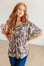 Load image into Gallery viewer, Flower Girl Floral V-Neck Top

