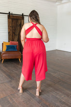 Load image into Gallery viewer, Good Idea Jumpsuit in Red
