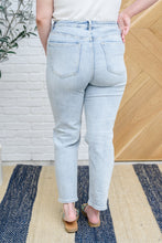 Load image into Gallery viewer, Good Karma Light Wash Distressed Jeans
