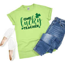 Load image into Gallery viewer, PREORDER: Lucky Teacher Graphic Tee
