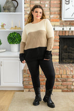 Load image into Gallery viewer, Hudson Color Block Sweater In Natural
