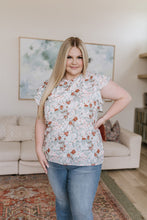 Load image into Gallery viewer, I&#39;ve Got a Feeling Floral Flutter Sleeve Top
