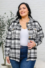 Load image into Gallery viewer, Kate Plaid Jacket in Black &amp; White
