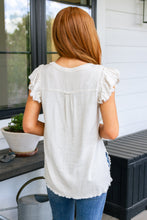 Load image into Gallery viewer, Keep Me Posted Ruffle Detail Blouse
