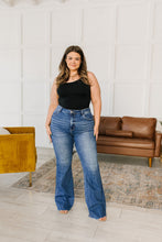 Load image into Gallery viewer, Layla High Rise Raw Hem Flare Jeans
