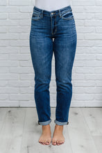 Load image into Gallery viewer, London Midrise Cuffed Boyfriend Jeans

