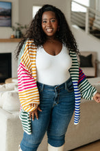 Load image into Gallery viewer, Marquee Lights Striped Cardigan
