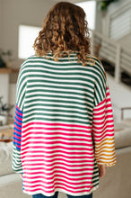 Load image into Gallery viewer, Marquee Lights Striped Cardigan
