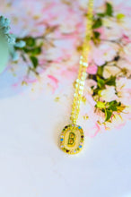 Load image into Gallery viewer, Mi Amor Gold Dipped Initial Necklace
