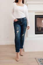 Load image into Gallery viewer, Mid-Rise Destroyed Relaxed Fit Jeans
