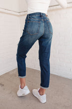Load image into Gallery viewer, Mid-Rise Thermal Boyfriend Jeans
